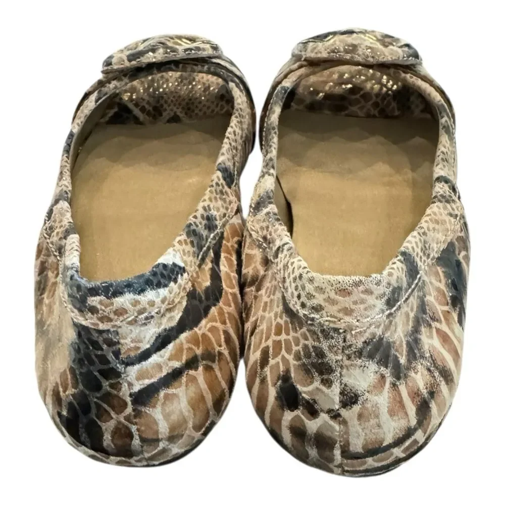 New Me Too “Florence” Women's Snake Print Ballet Flats 6.5